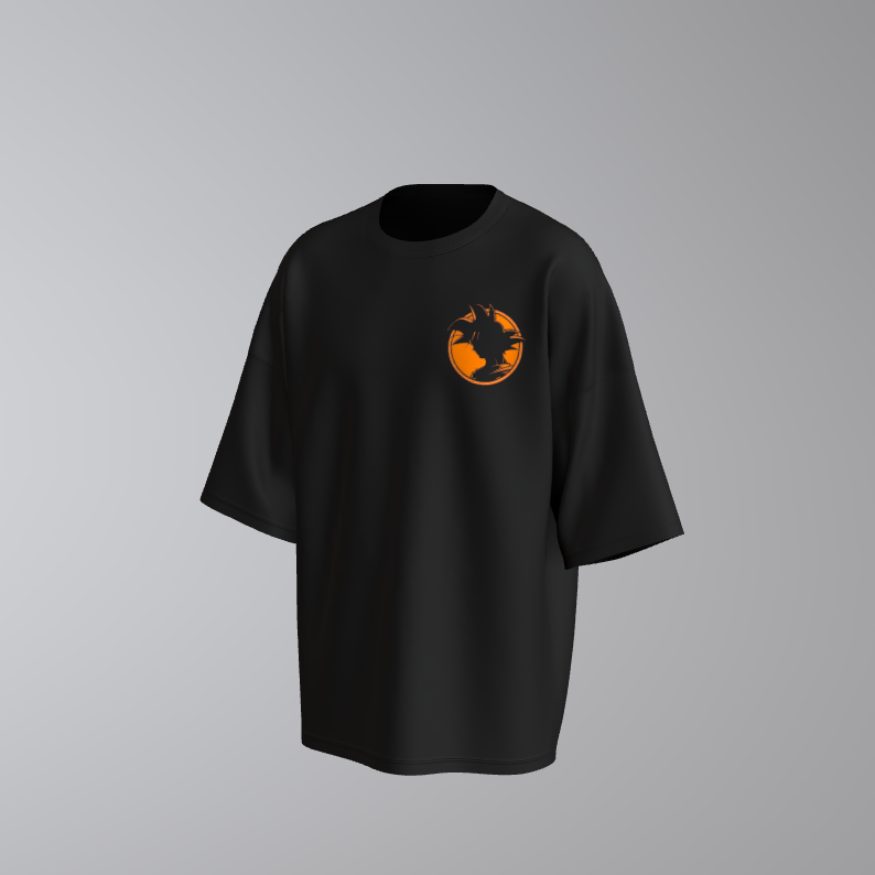 Goku Front & Back Design T-Shirt (Black)
