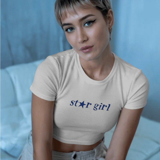 Y2K StarGirl Crop Top